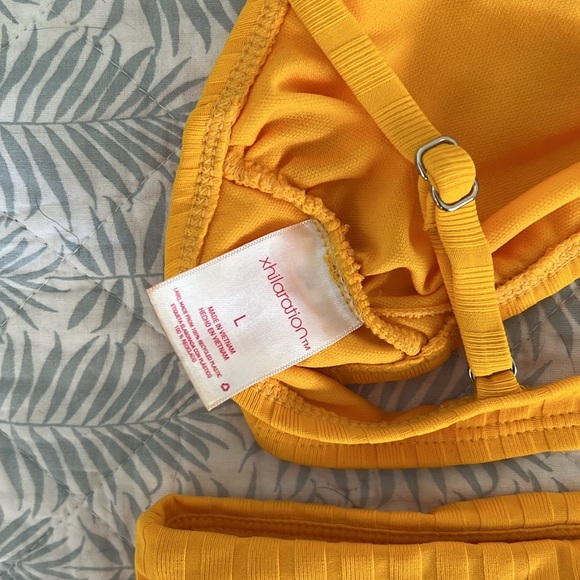Large Yellow High Waisted Bikini Set - Picture 4 of 5